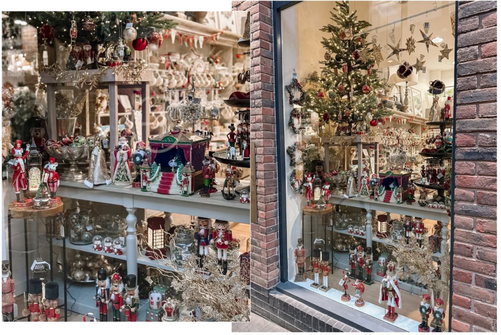 Above: The Nutcracker inspired the classic lines at Cornucopia Home & Gift in Worcester