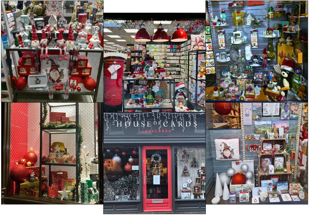 Above: At House of Cards’ seven Home Counties stores, the team love decorating for the festive season and are very happy with how they all look this year.