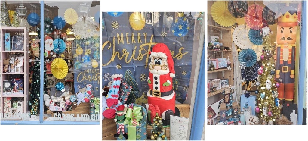 Above: Kicking off the competition this year was the first entry from Fletcher & Hughes in Horncastle with a cute Father Christmas