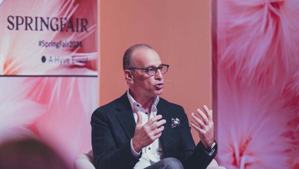 Above: Theo Paphitis was a big draw at Spring Fair