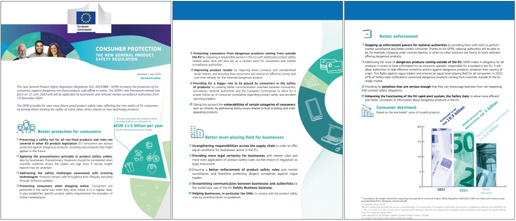 Above: There is a fact sheet available from the European Commission