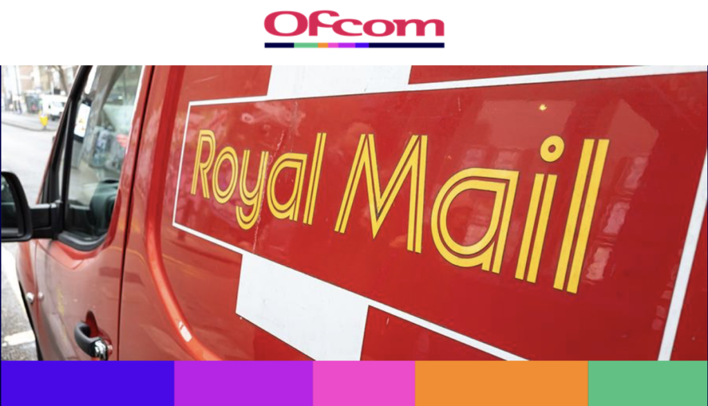 Above: Ofcom has fined Royal Mail £10.5million