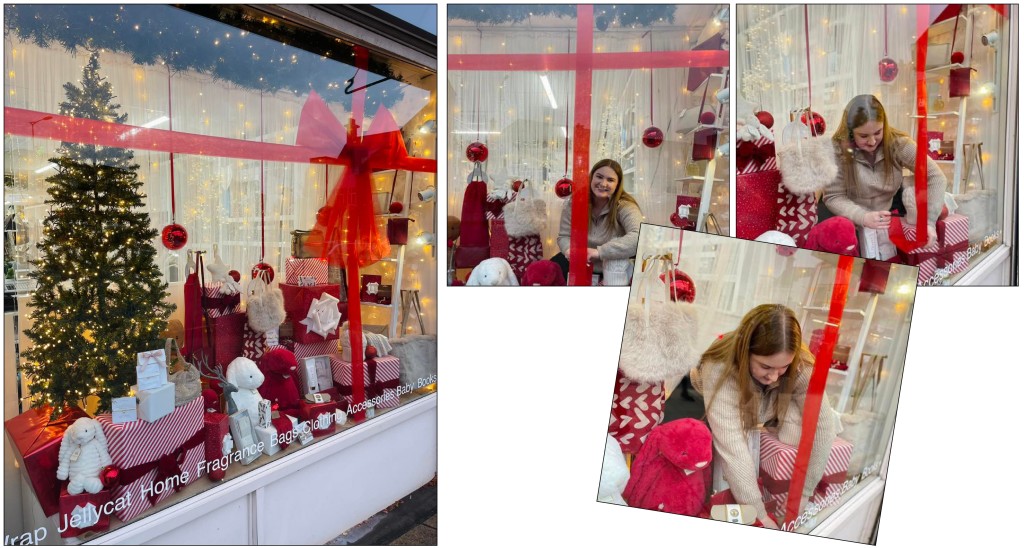 Above: Taking a bow at Sincerely Yours’ Hornchurch store